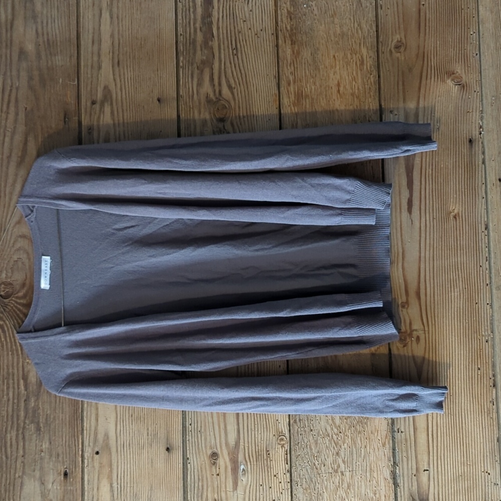 Gray cardigan